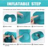 Inflatable Travel Pillow; Pressing U-shaped Neck Pillow; Portable Sleeping Pillow For Airplane; Train; Car; Office