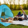 Pop Up Beach Tent Sun Shade Shelter Anti-UV Automatic Waterproof Tent Canopy for 2/3 Man w/ Net Window Storage Bag