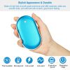 Portable Hand Warmer 5000mAh Power Bank Rechargeable Pocket Warmer Double-Sided Heating Handwarmer