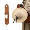 Leather Hat Holder Clip For Travel On Bag Backpack Luggage; Multifunctional Cap Clip; Travel And Camping Accessories